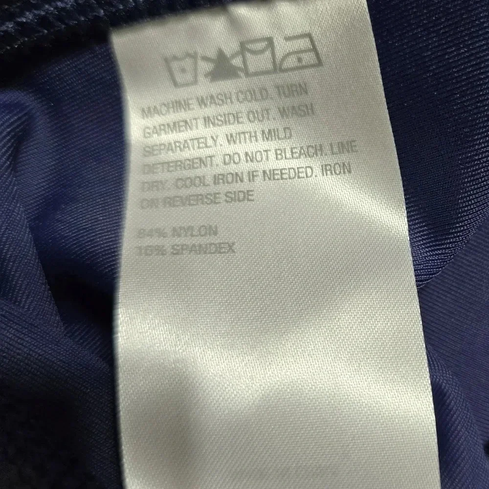 All Worthy by Hunter McGrady Navy Blue Coated High Rise Leggings, Size 2X, EUC! - Picture 7 of 7